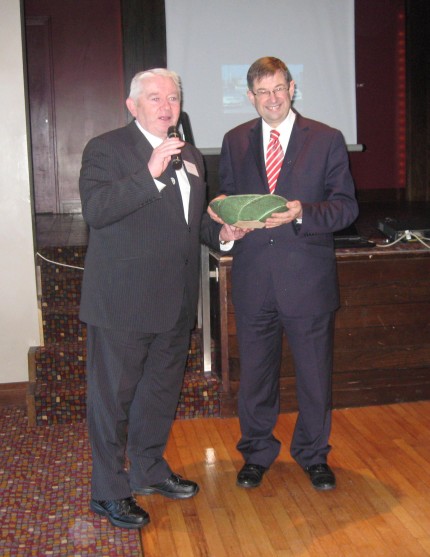 John O'Shea and Minister O Cuiv